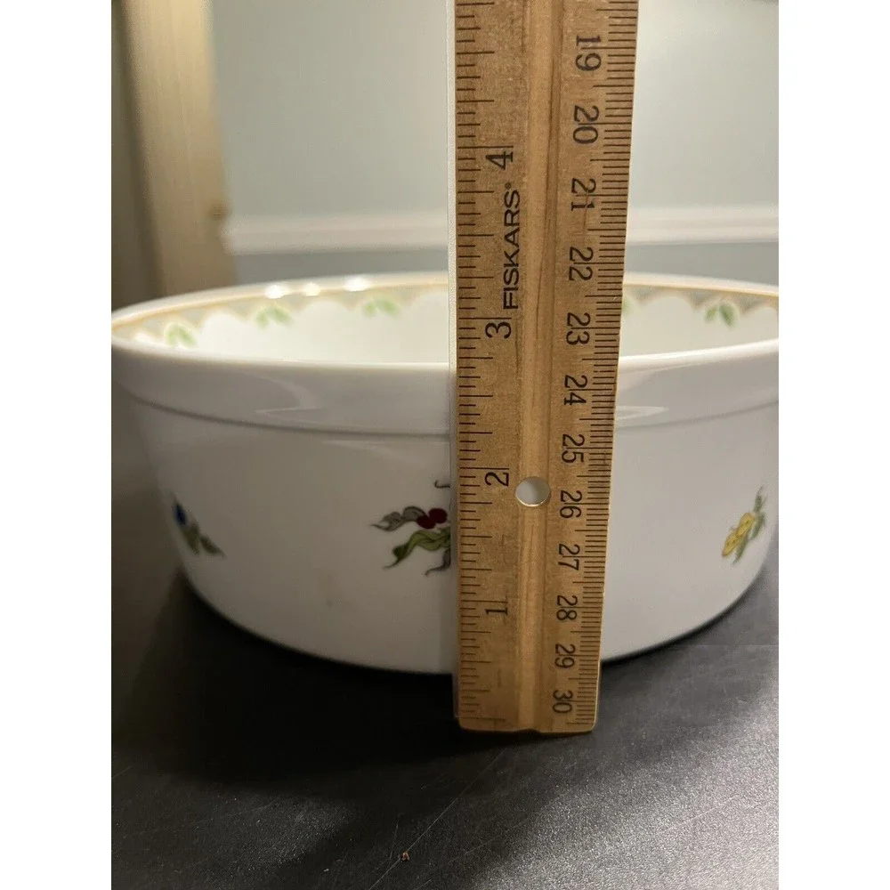 Georges Briard Woodland Melody Birds Round Casserole Serving Oven To Table